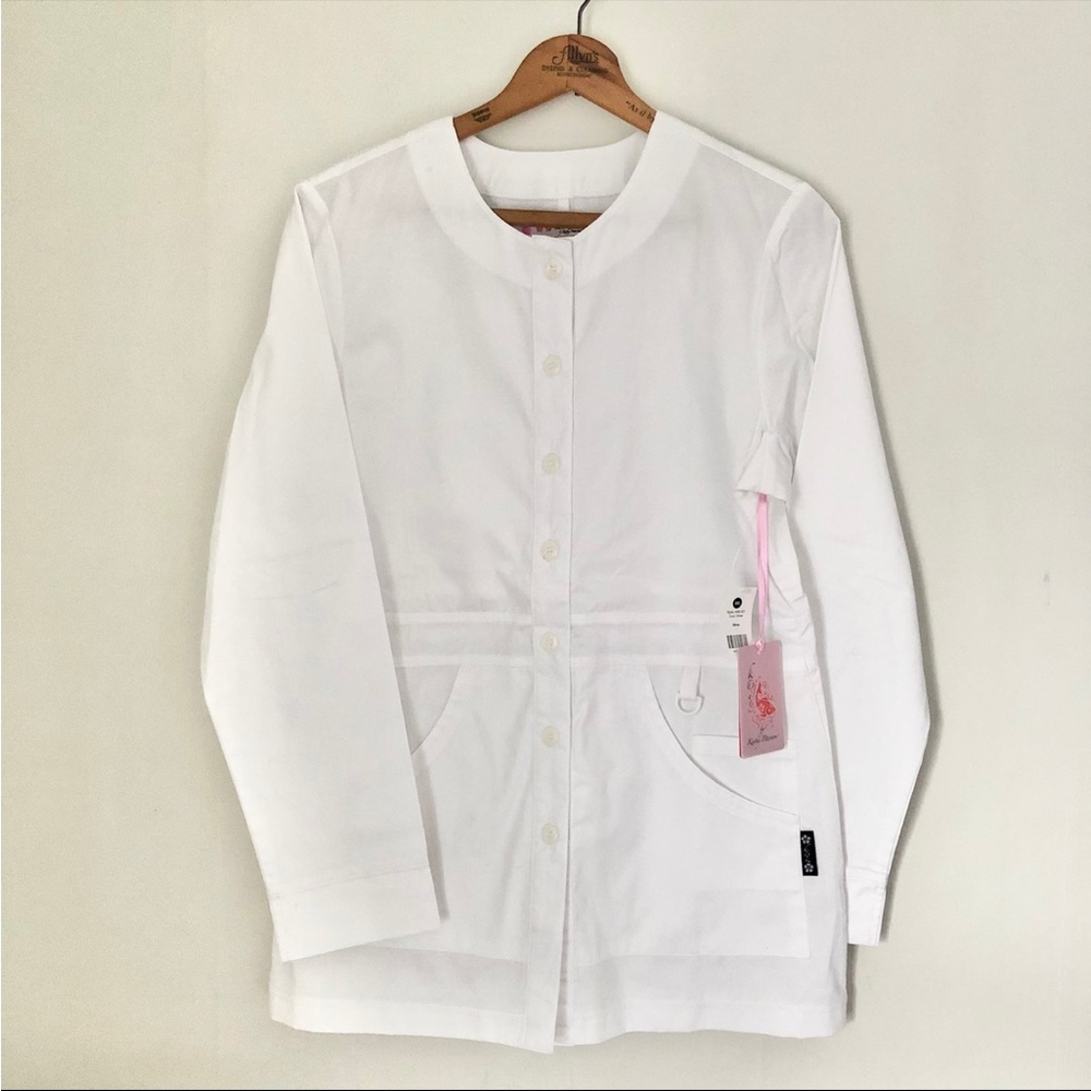 Koi by Kathy Peterson Olivia Medical Scrub Nursing Jacket size XS